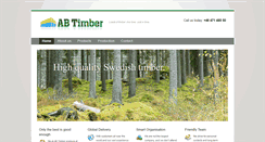 Desktop Screenshot of abtimber.se